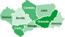 Enlaces a las páginas web de Andalucía creadas por los alumnos de 2º Bachillerato