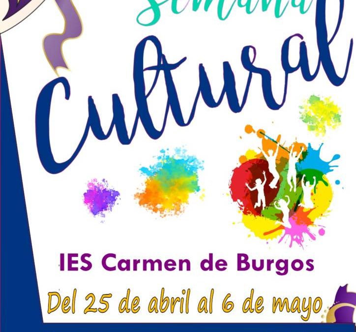 Colaboración con la Semana Cultural con el IES Carmen de Burgos