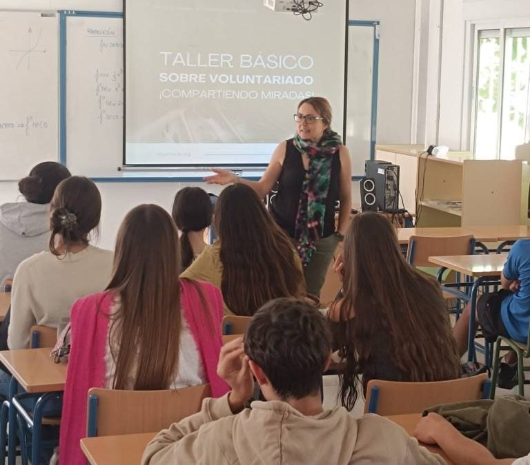 TALLER BÁSICO SOBRE VOLUNTARIADO EN 1º BACHILLERATO