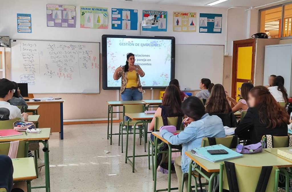 TERCERA CHARLA “GESTIÓN DE EMOCIONES” CON NUESTRO ALUMNADO DE 2º ESO